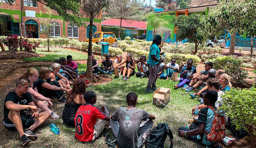 Rwandan and Danish students during a five-week programme aimed at helping people living with disability. Courtesy.