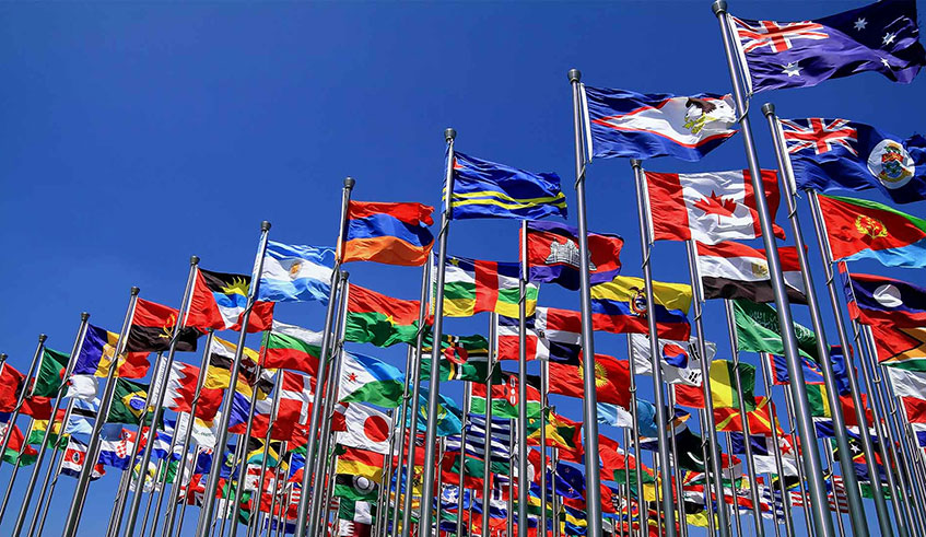 Flags of the Commonwealth member states. Net photo.