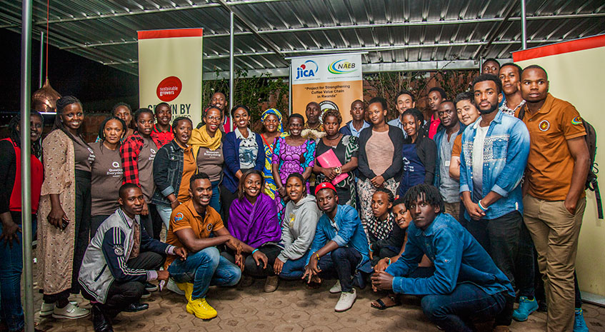 The coffee celebration day was an opportunity to interact with the brains behind Rwanda's amazing coffee.