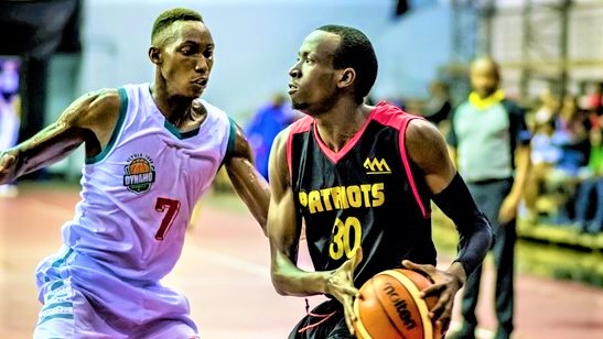 Dieudonne Ndizeye (with the ball) inspired Patriots to victory over Dynamo with a team-high 15 points. /FIBA