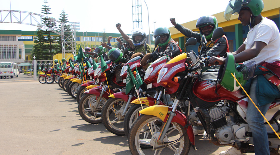 Taxi-motorcycles account for 60 per cent of the public transport used by city dwellers. / File