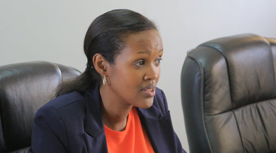 The Director-General of National Identification Agency, Josephine Mukesha, addresses Members of parliament. / File