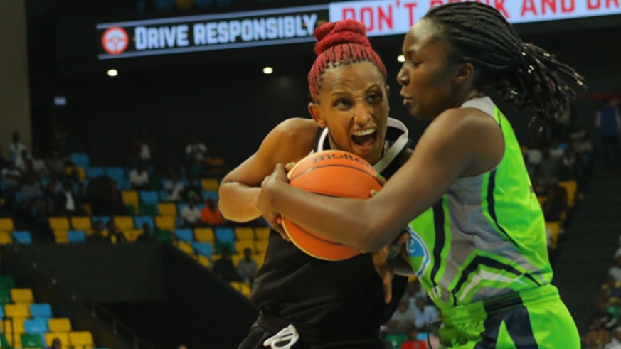 Sandra Akintore (L) is a key member of the APR squad at the Fiba Africa Zone V Club Championships in Tanzania. File