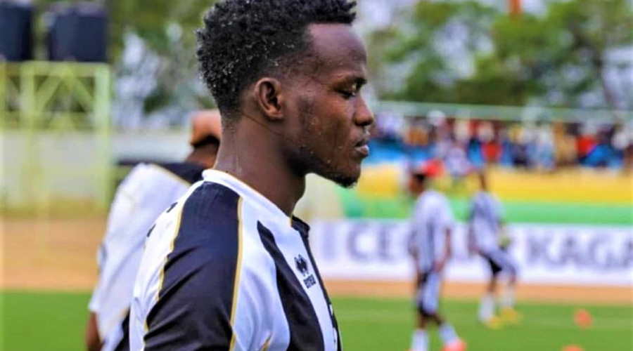 Ange Mutsinzi, 21, joined APR in June after five years with Rayon Sports. / Courtesy