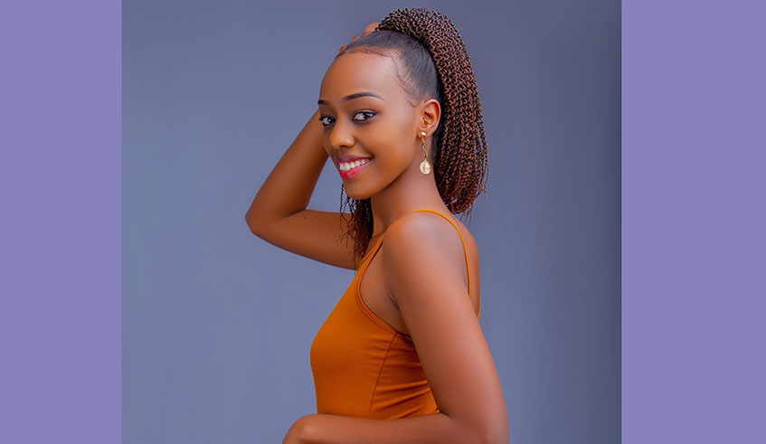 Odile Uwase  Sangwa is  taking part in Miss University Africa 2019. Net photo
