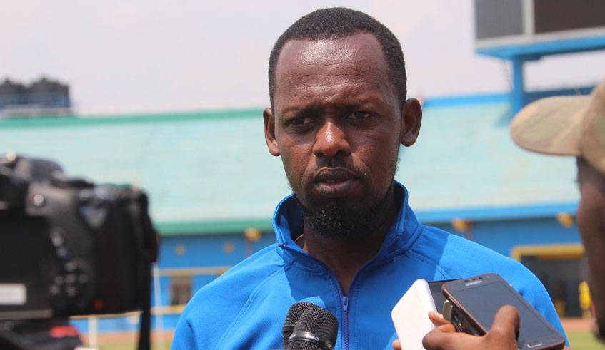 Yves Rwasamanzi, Marines FC head coach. He previously coached league giants APR. Courtesy.