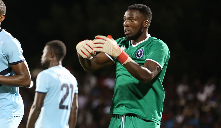 Police FC goalkeeper Gahungu Habarurema received his debut call-up in the national team. Sam Ngendahimana  