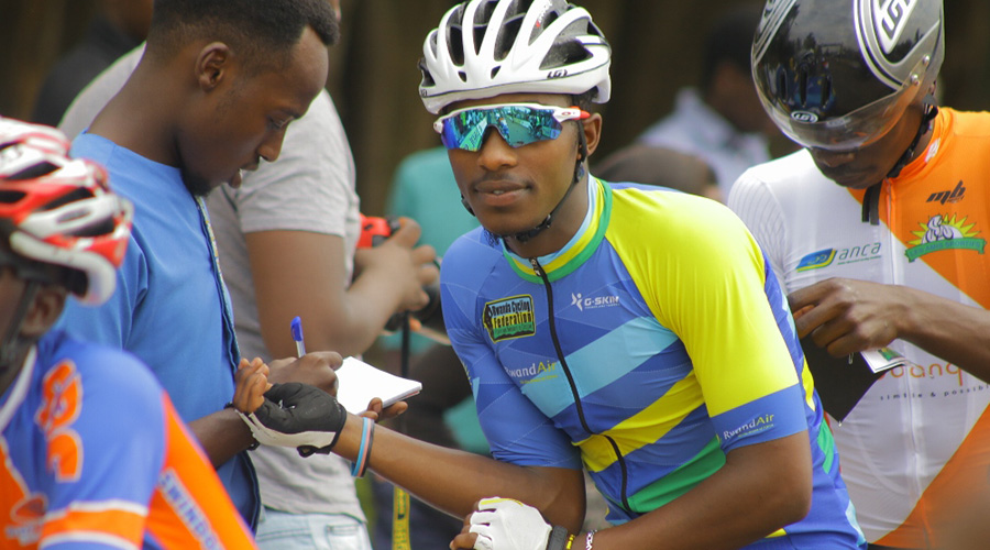 Renus Byiza Uhiriwe, 18, is part of the Team Rwanda selection that started training at Africa Rising Cycling Centre earlier this week. / Courtesy