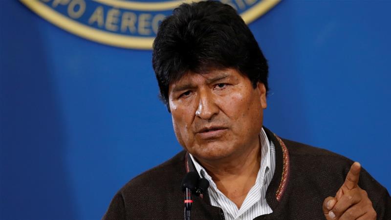 Bolivia's President Evo Morales tweeted late on Monday that he was leaving for Mexico where he has been granted asylum. / Reuters