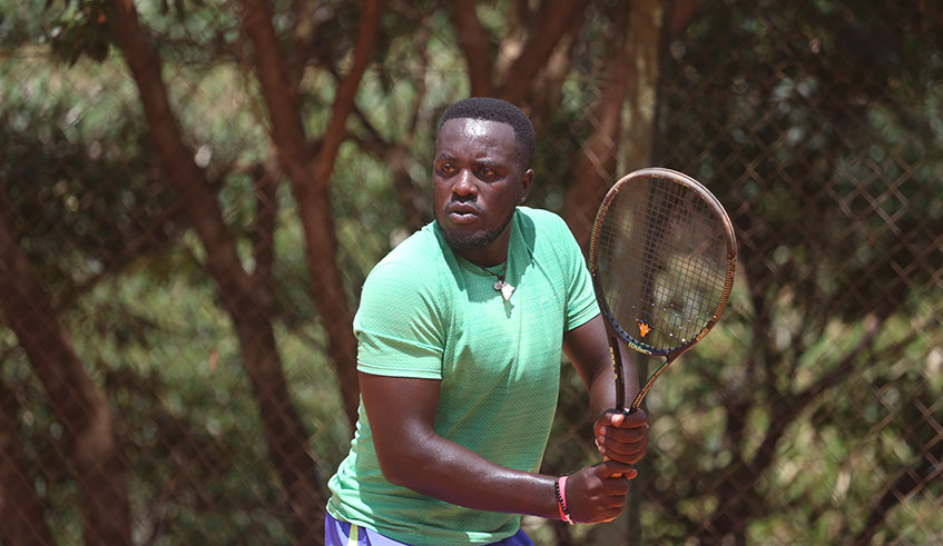 Olivier Havugimana reached the semi-finals of the 2017 Rwanda Open, and insists that his target this year is to win the title. Sam Ngendahimana.