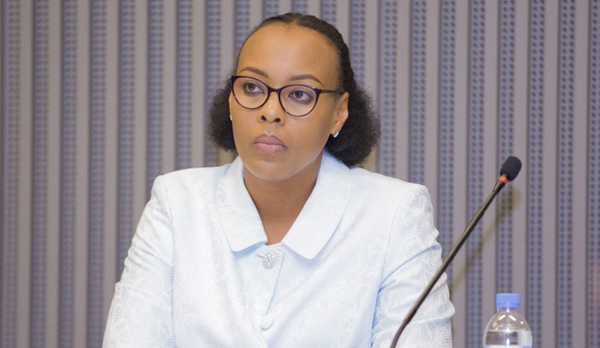 Aurore Mimosa Munyangaju is the new Minister for Sports. Courtesy.