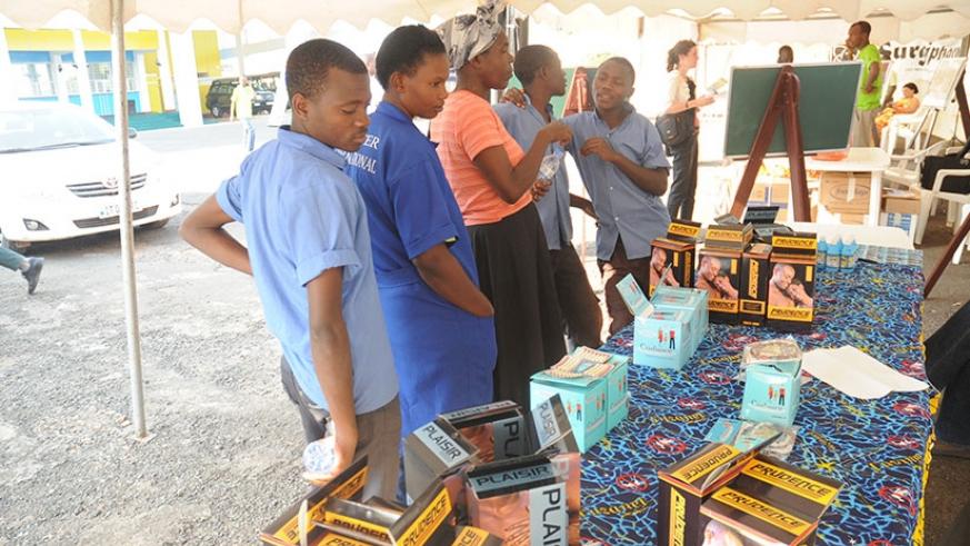 People inquire about the different types of contraceptives during a past event on reproductive health./File