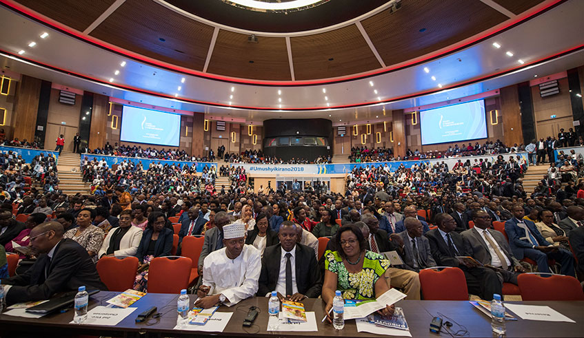 Delegates at last year's Umushyikirano. (File)