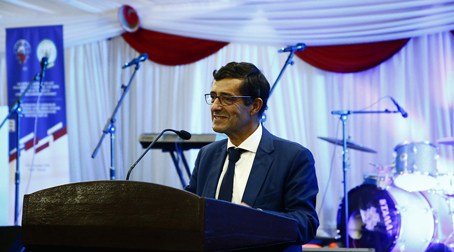 ACP-EU Joint Parliamentary Assembly Co-Chairs, Carlos Zorrinho during the meeting in Kigali. / Courtesy