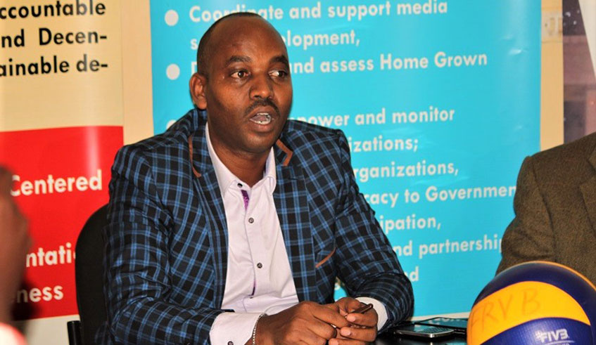 Gustave Nkurunziza, who previously served as president of Rwanda volleybal federation, is seeking a reelection for CAVB Zone 5 presidency. Courtesy.