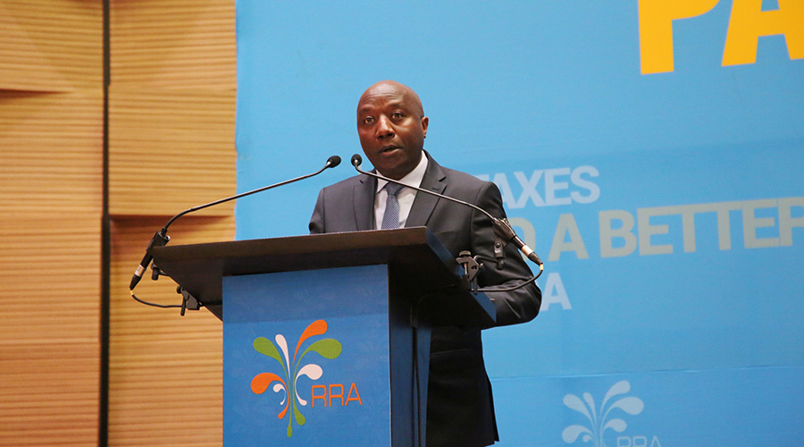 Prime Minister Edouard Ngirente said more efforts are needed in tax collection so that taxes contribute 20.4 per cent to national Gross Domestic Product (GDP) by 2024. / Craish Bahizi