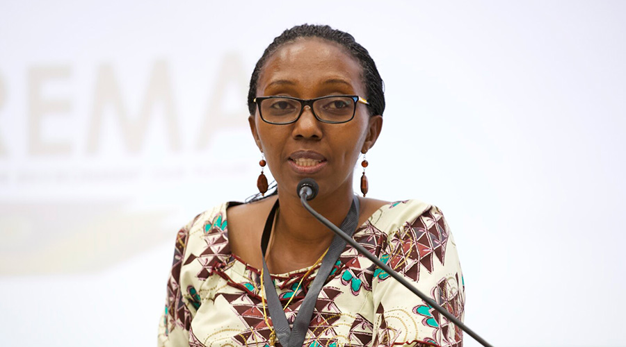 Eng. Coletha U. Ruhamya; Director General of Rwanda Environmental management (REMA) speaks about single-use plastic ban.