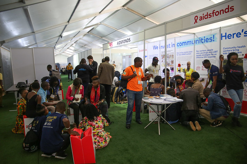 Community Village is a platform at ICASA 2019 where people and organisations share best practices, share experiences and network/Dan Nsengiyumva