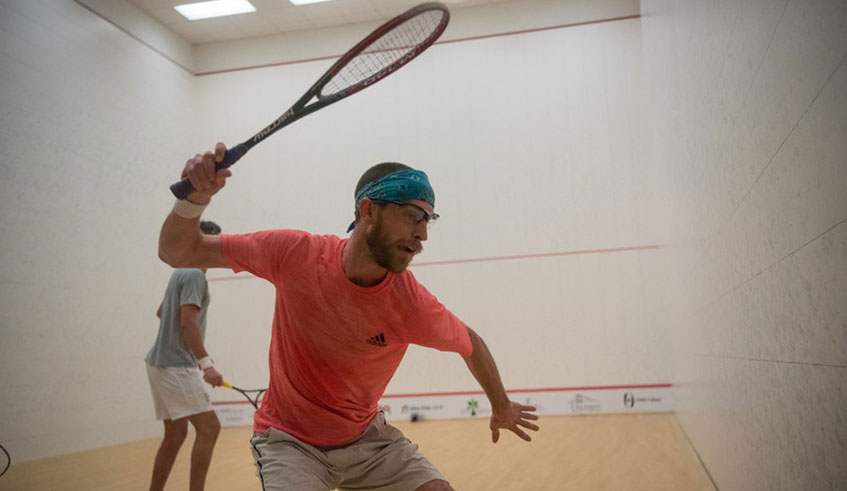Canadian squash player, Justin Todd, will be there to inspire local players during the two-day competition. Net.