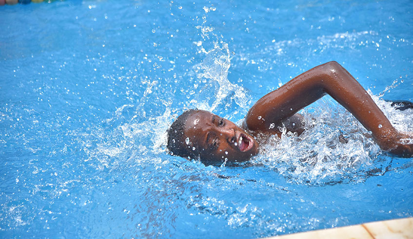 During his eight years as the head of Rwanda Swimming Federation, Samuel Kinimba championed youth swimming. Rwanda sent two young swimmers at the 2016 Rio Olympics. File