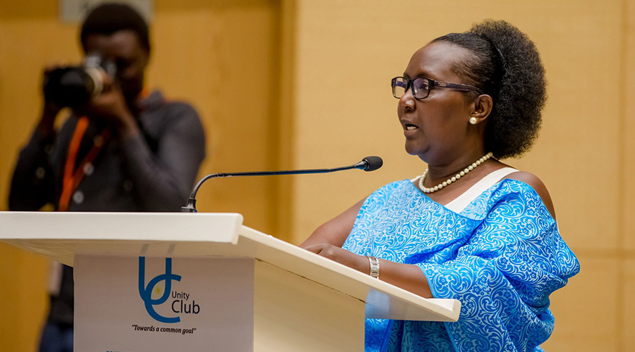 Domitilla Mukantaganzwa. 