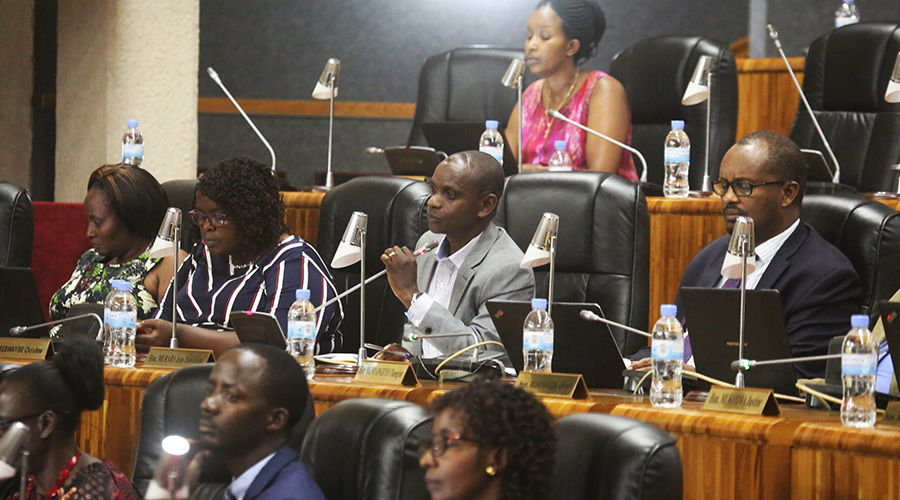 Members of parliament during the plenary sitting, discussing the amendment of the law governing persons and family on Wednesday. 