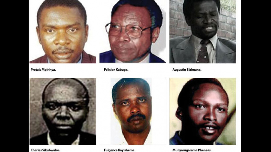Rwandan Genocide fugitives indicted by the UN court. 