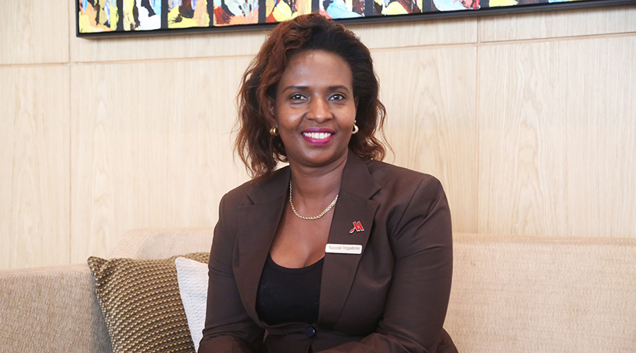 Kigali Marriott Hotel's Nicole Ingabire Munyangabe, Director of Human Resources had a one on one interview with The NewTimes.