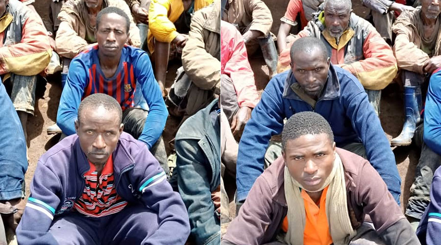 Some FDLR militiamen captured by Congolese army last week. Courtesy.