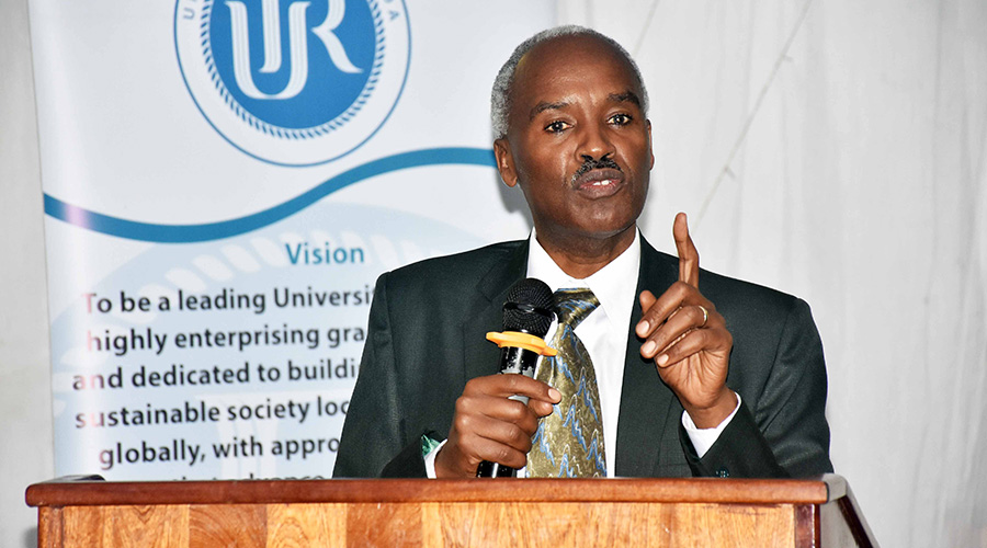 Charles Murigande, the Deputy Vice-Chancellor in charge of Institutional Advancement. 