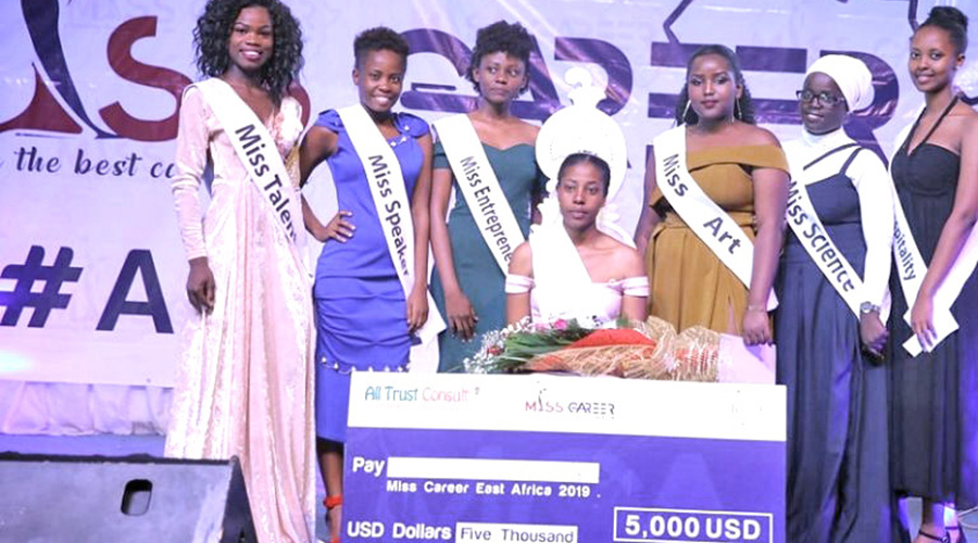 Yvette Mukamwiza is Miss Career Africa 2019. 