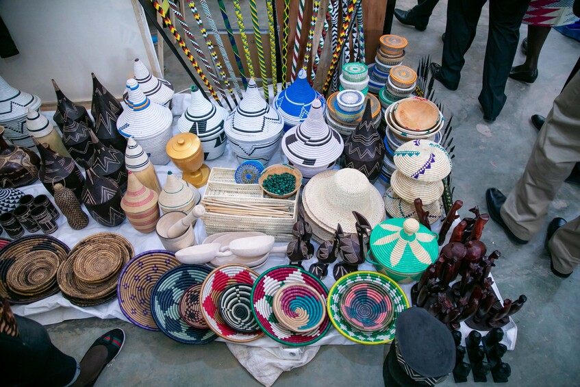 Minister of Trade and Industry, Soraya HakuzumuremyiÂ with other EAC participantsÂ ofÂ theÂ 20thÂ Micro-Small and Medium Enterprises Expo in Kigali. Emmanuel Kwizera