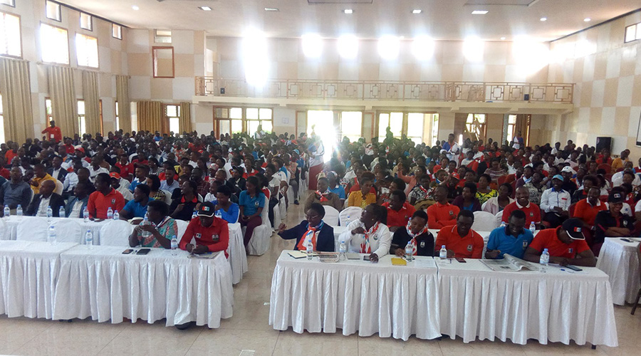 Members of the RPF from the Northern Province during the party extraordinary gathering that took place over the weekend in Musanze District. 