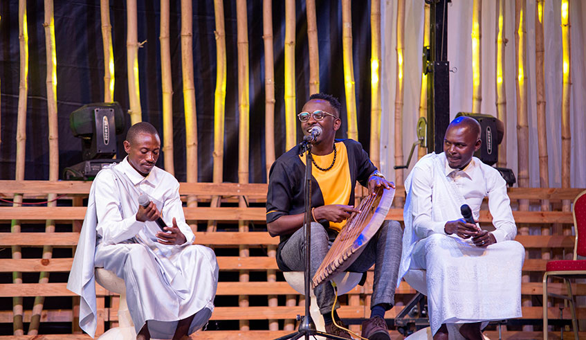 Sentore gave a surprise performance with Inanga. Courtesy photos.