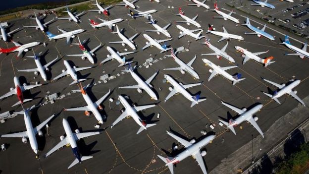 All Boeing 737 Max planes are currently grounded. (Net photo)