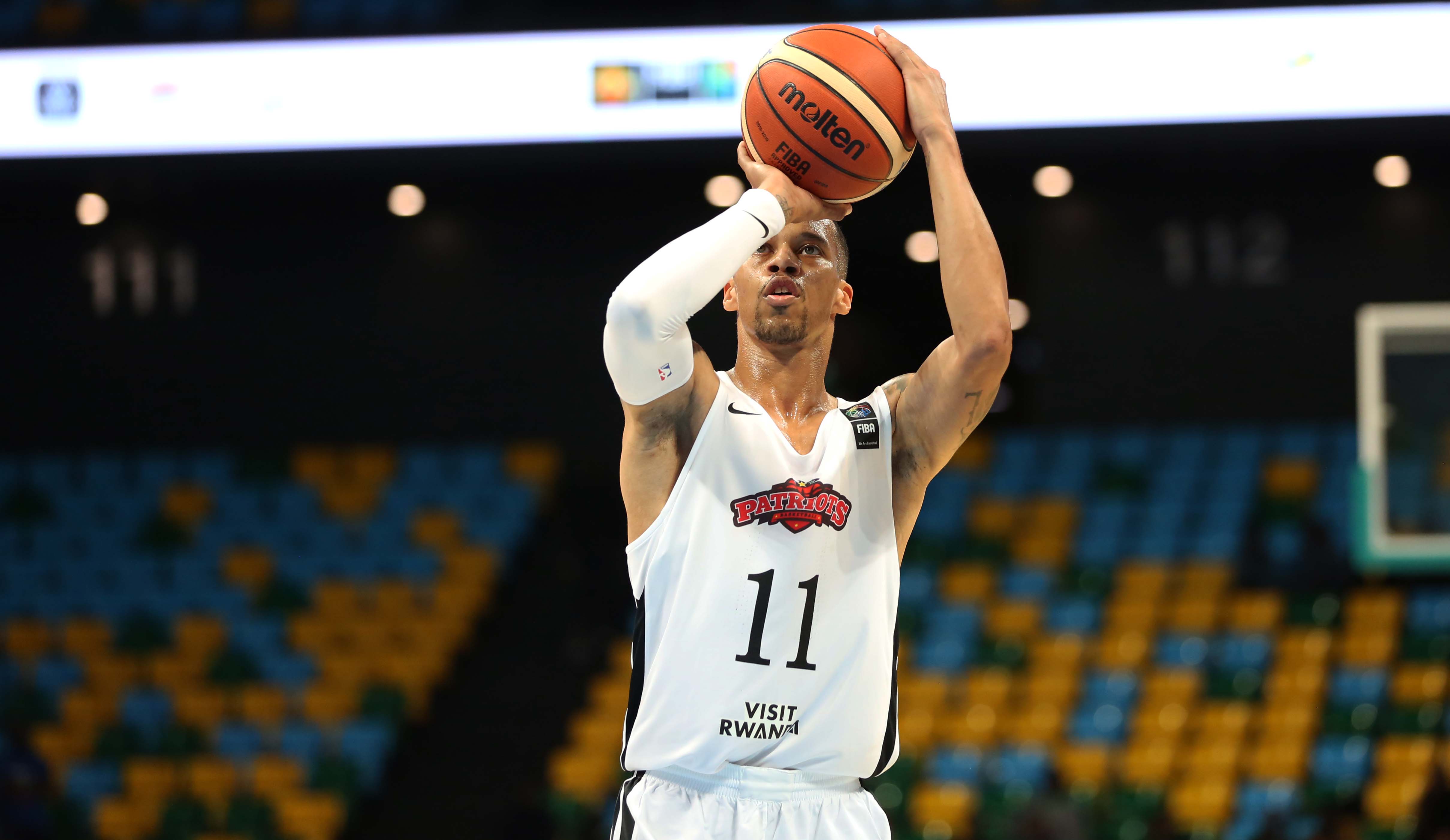 Patriots 's Gasana during the game