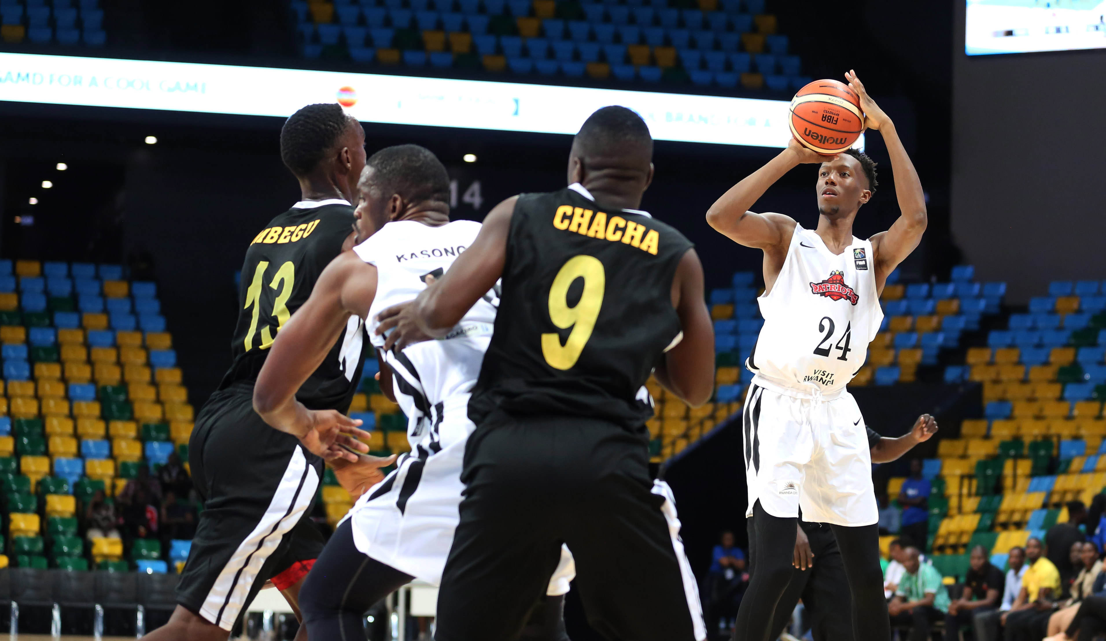 Patriots 's Gasana during the game