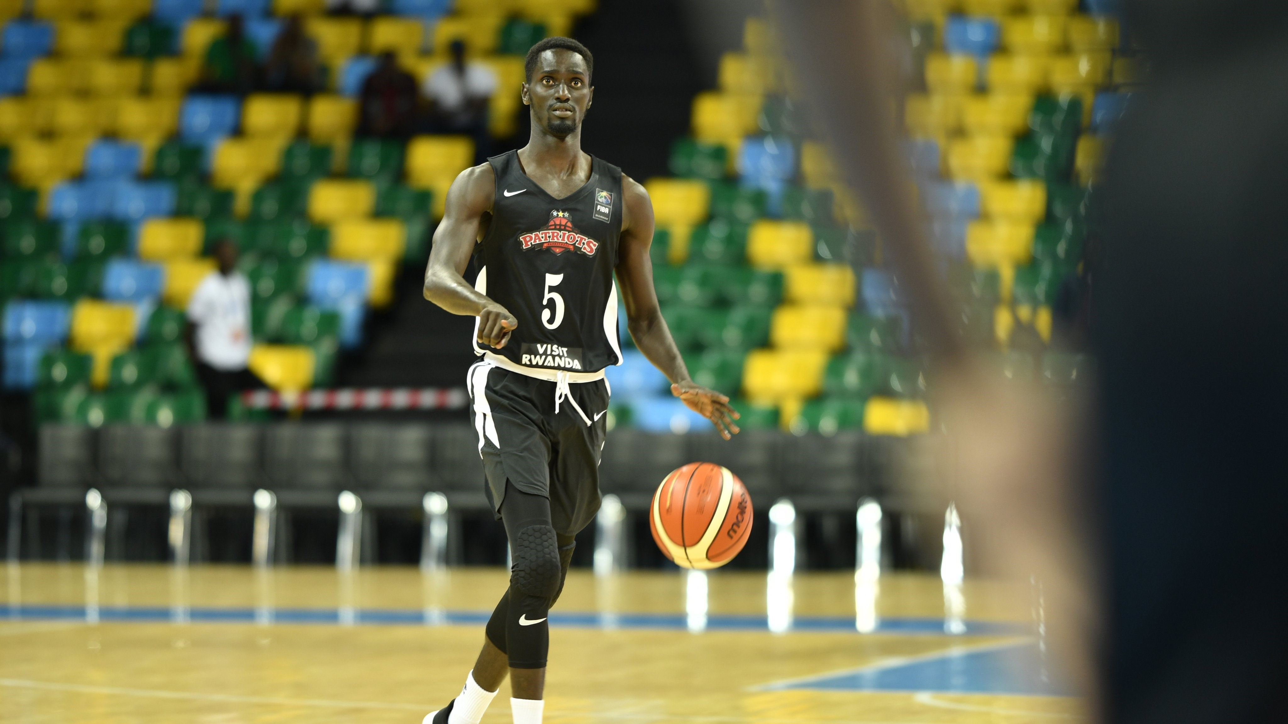 Sedar Sagamba scored 10 points during Patriots' 76-53 win over UNZA Pacers of Zambia at Kigali Arena on Wednesday Night. 