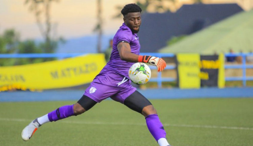 Olivier Kwizera was Rwanda's first choice goalkeeper during the 2016 African Nations Championships. File photo.
