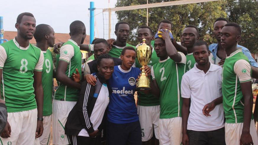 Once completed, National Volleyball League side Kirehe will host their home games at the indoor facility. 