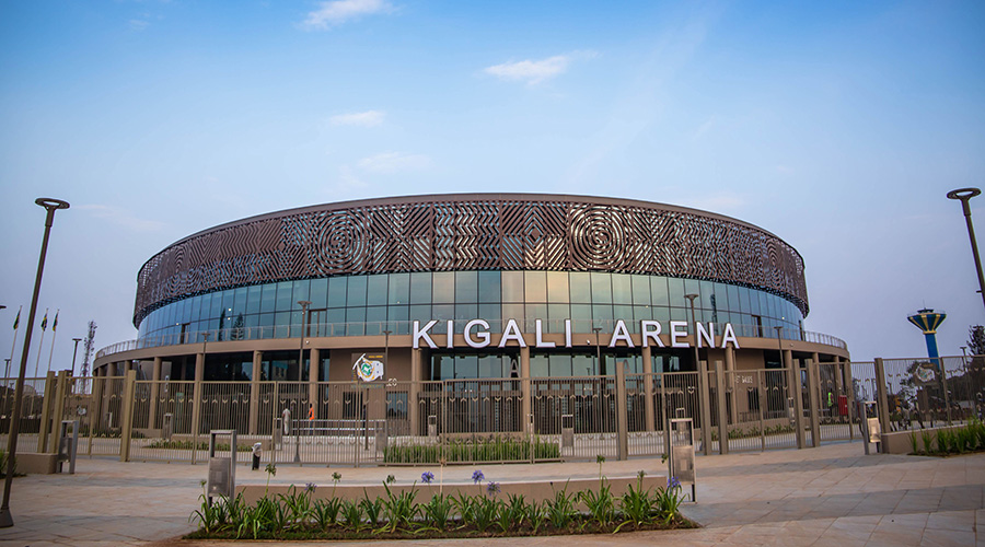 Kigali Arena that has been built next to Amahoro National Stadium in Remera. The indoor stadium, which has a sitting capacity of about 10,000 people is among Africau2019s top 10 indoor sports venues and the biggest in East Africa. It was one of the major highlights of the year 2019. 