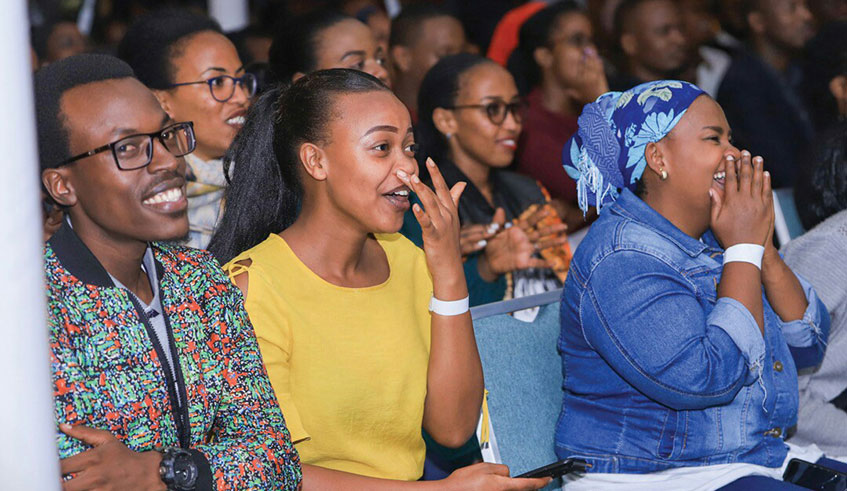 Comedy revelers could not contain their laughter during the Seka Live show on Sunday.