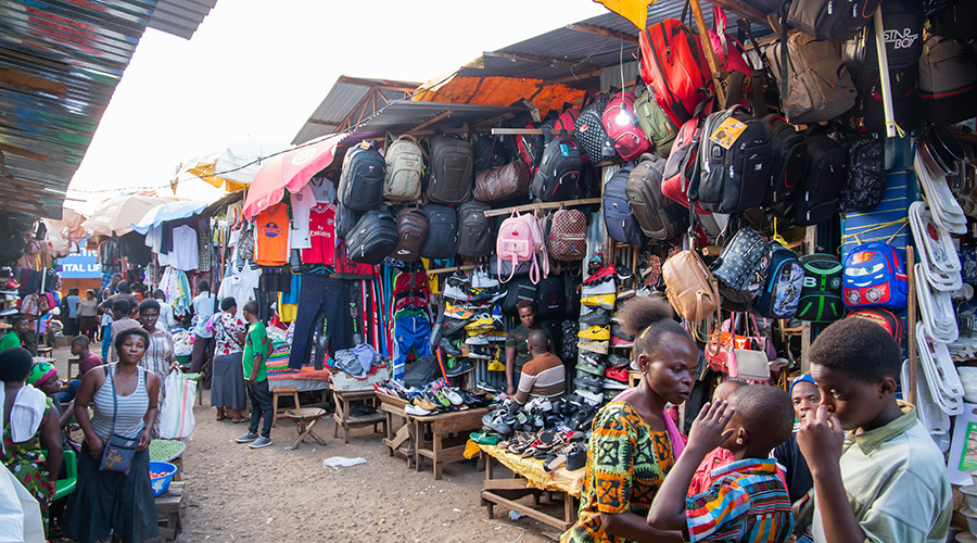 Market vendors in Zinia Market, which is set for an upgrade. The City of Kigali authorities have said that one of the focus for the developers is to integrate the vendors in the project in order to cater for their business interests. 
