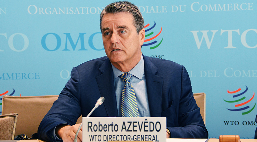 World Trade Organisation Director-General Roberto Azevu00eado. 