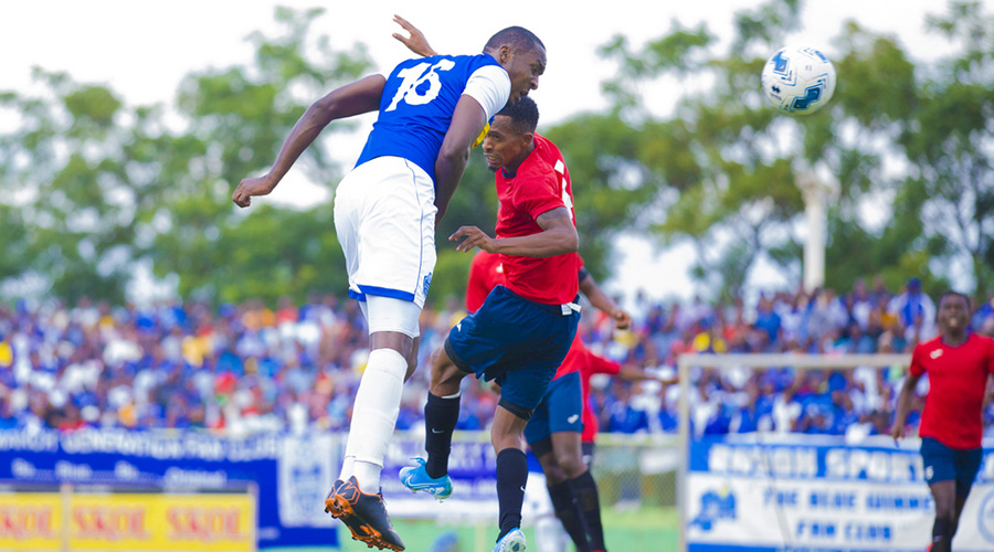 Ernest Sugira's header in the 55th minute proved the all-important difference for Rayon Sports who regained the second spot. 