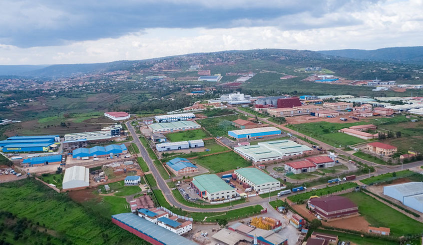 An aerial view of the Special Economic Zone. Rwanda is the only country that is projected to grow above 8 per cent. u00a0(File)