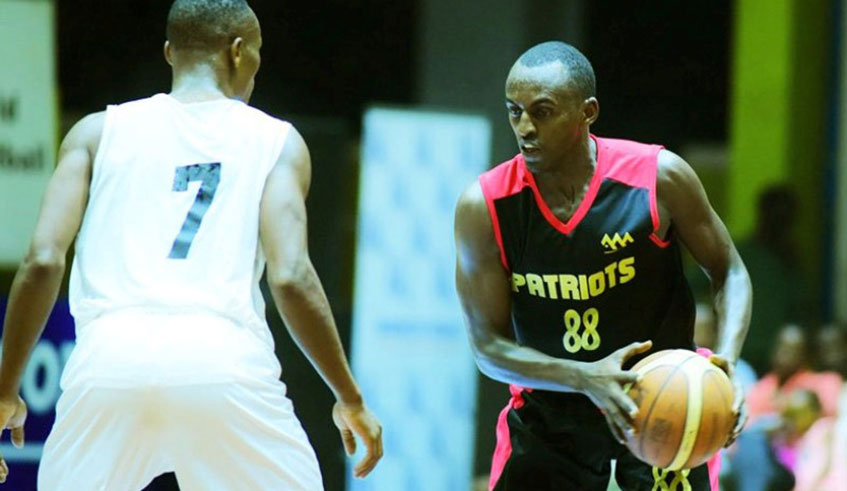 Aristide Mugabe (#88), Patriots captain, is one of the most decorated players in Rwandan basketball. File.
