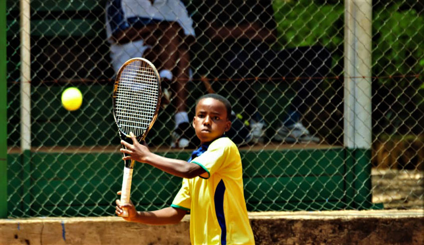 Junior Hakizumwami, 14, is ranked number 1 under his age category in East Africa. Photos: 