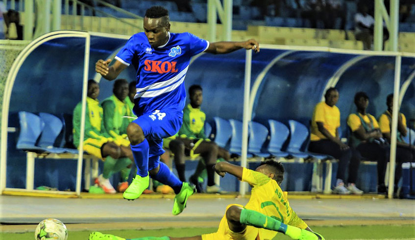 Rayon Sports edged AS Kigali 2-0 during the two sides' first-leg in October 2019, just days after AS Kigali beat them on penalties to win the Super Cup. 