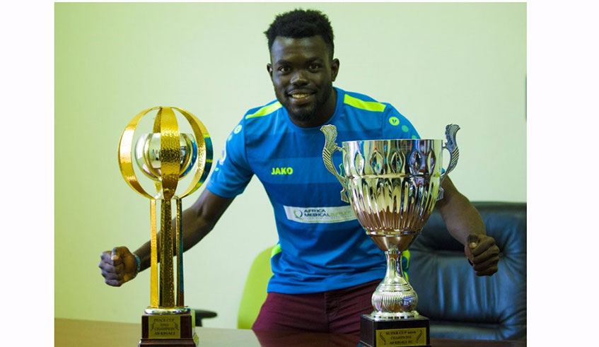 Mike Abdallah Sidi penned a two-year contract with AS Kigali on Saturday. 
